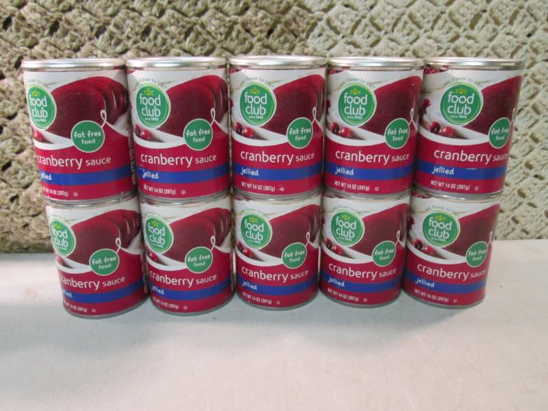 10 Cans of Jellied Cranberry Sauce ...