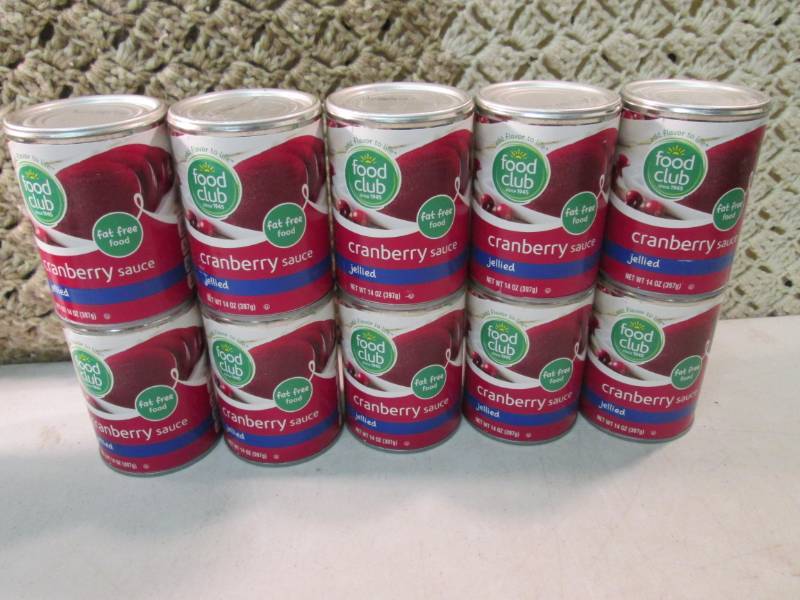10 Cans of Jellied Cranberry Sauce ...