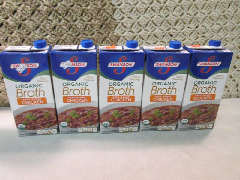 5 Containers of Organic Chicken Bro...