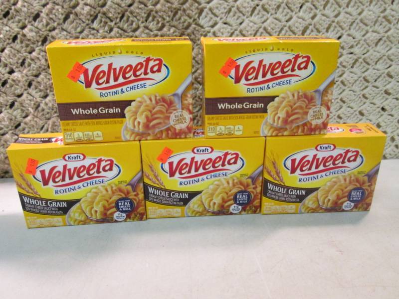 5 Boxes of Velveeta Rotini & Cheese...