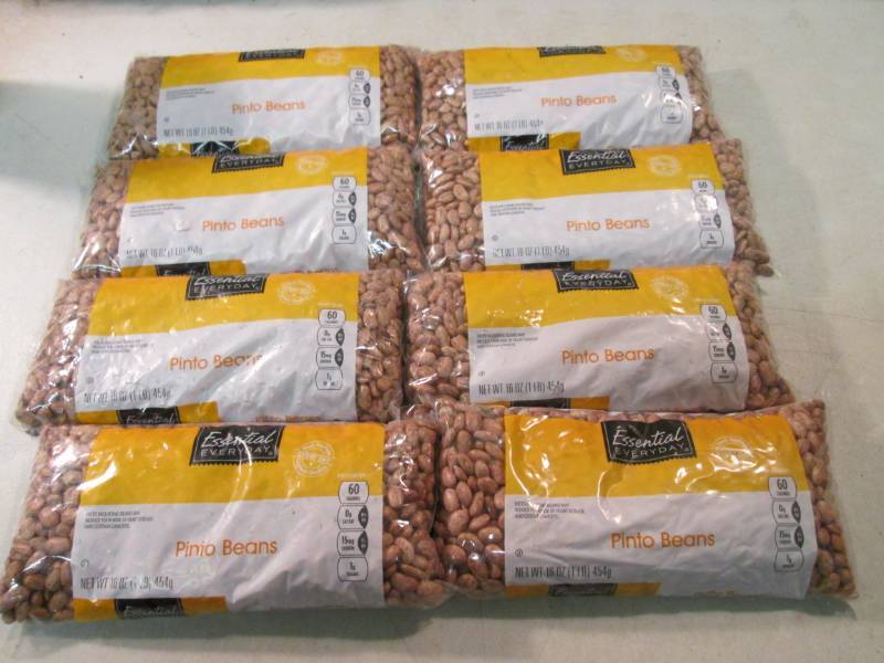 8 Bags of Pinto Beans 1 pound each....