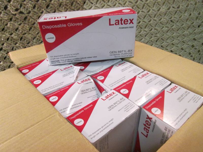 Case of 1000 Disposable Latex Glove...
