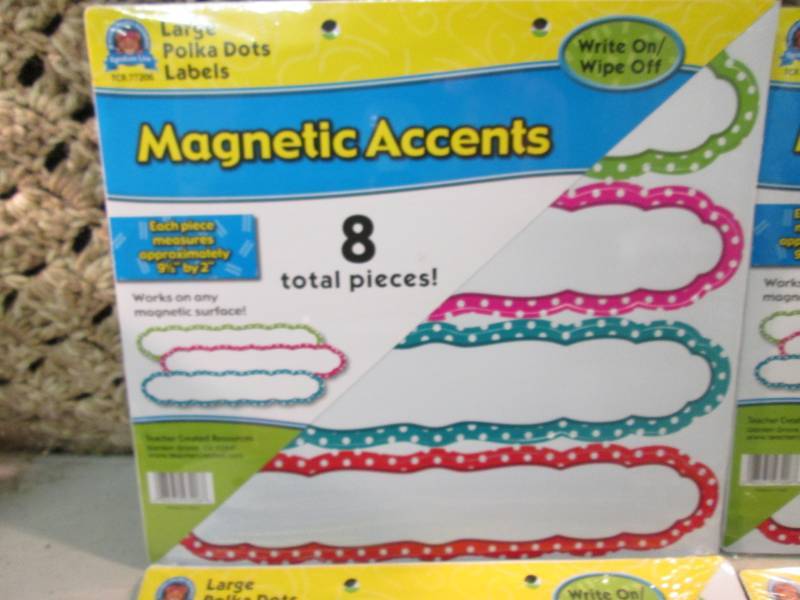 Lot of 14 Write On  Wipe Off Magne...