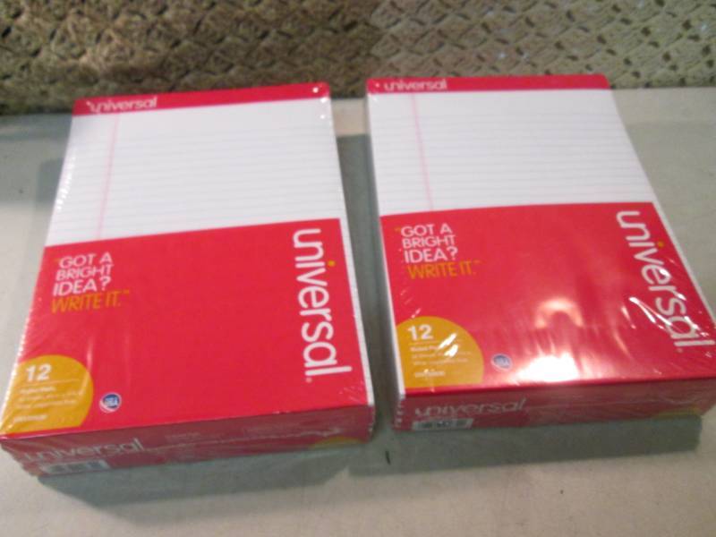24 Ruled 8.5 x 11.75 Writing Pads...