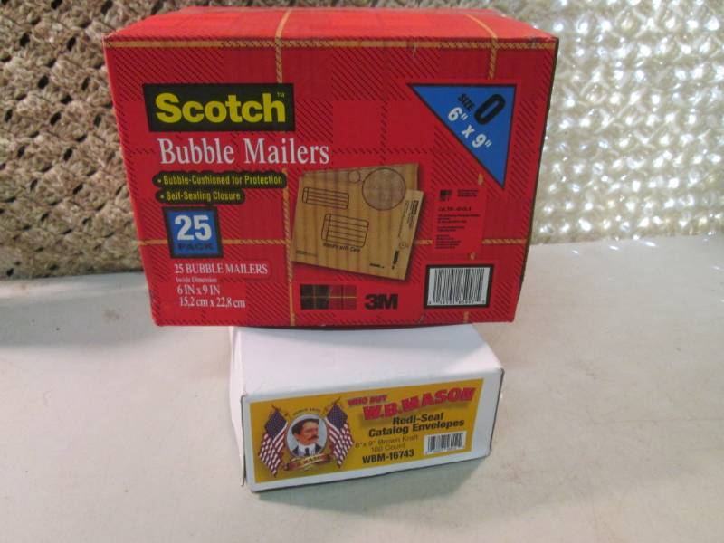 Lot of 100 6 X 9 Mailing Envelope...