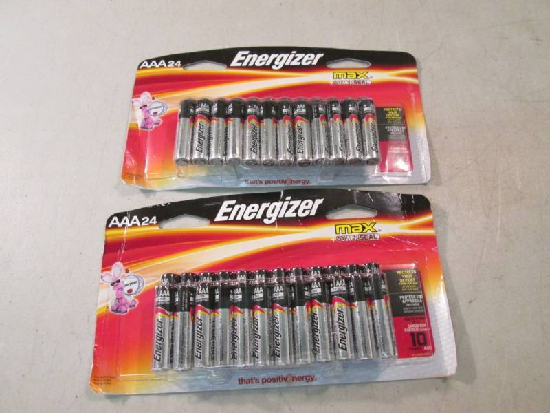 Lot of 48 AAA Batteries 2 packs of ...