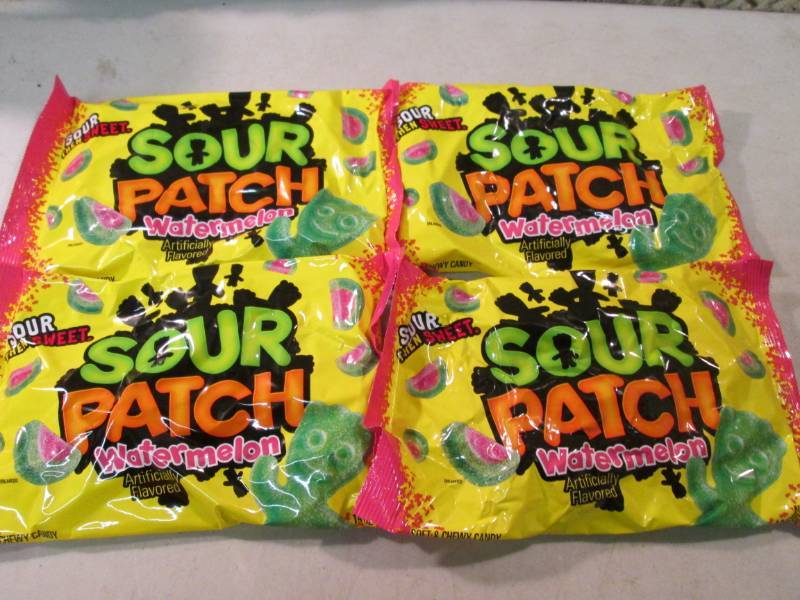 4 Bags of Sour Patch Watermelon Can...