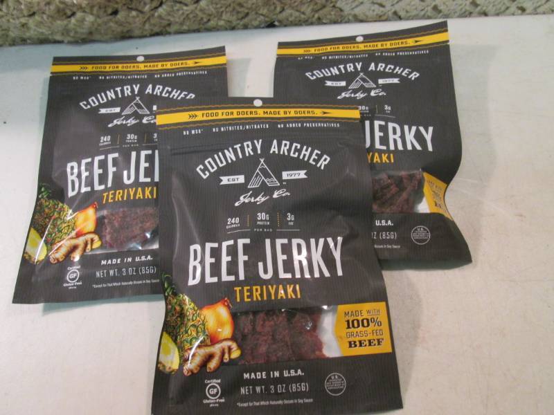 3 Bags of Beef Jerky Teriyaki Best ...