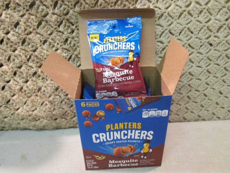 Box with 6 Bags of Planters Crunche...