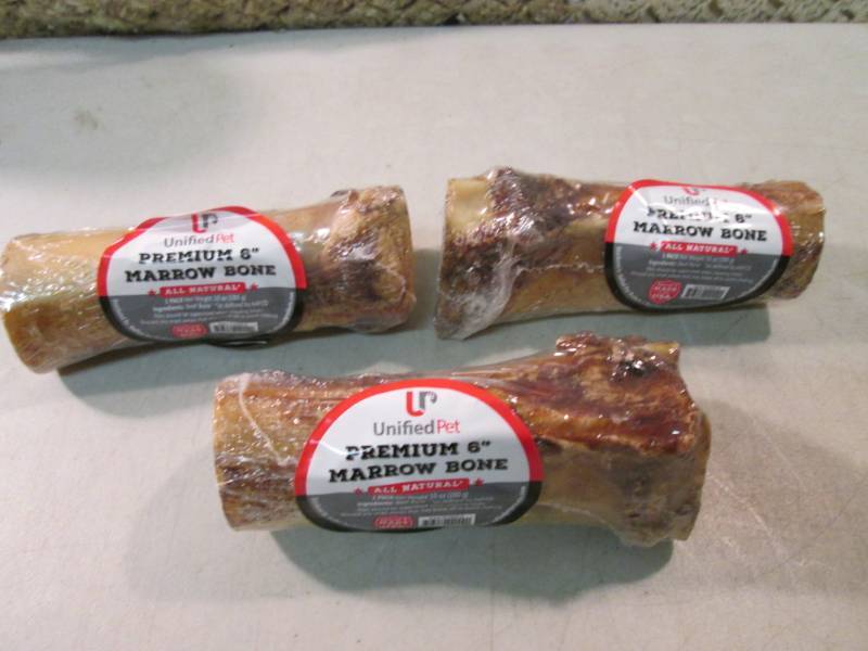 3 Premium 6 Marrow Bone Dog Chews ...