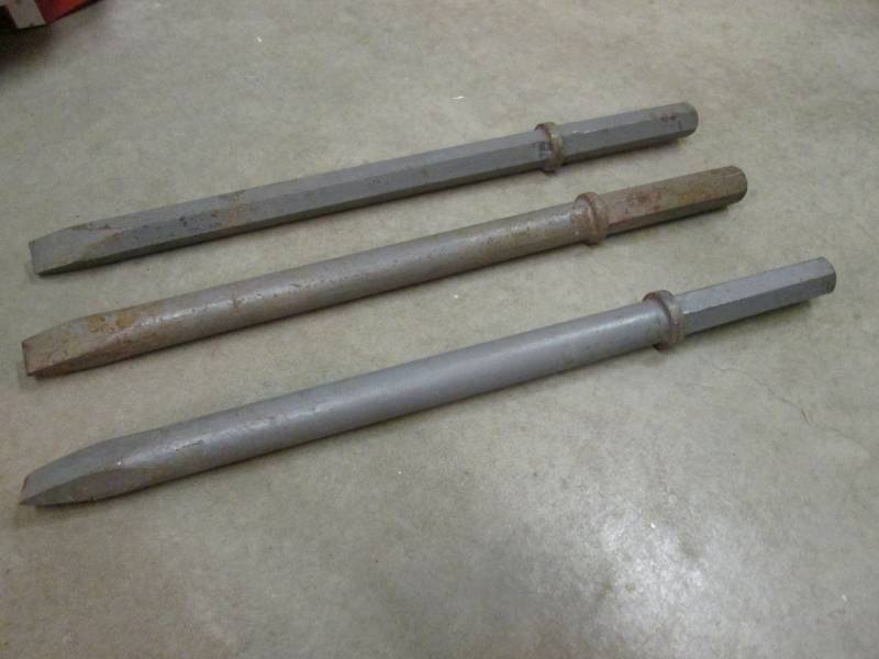 3 Jack Hammer Bits 24 long.  RM2...