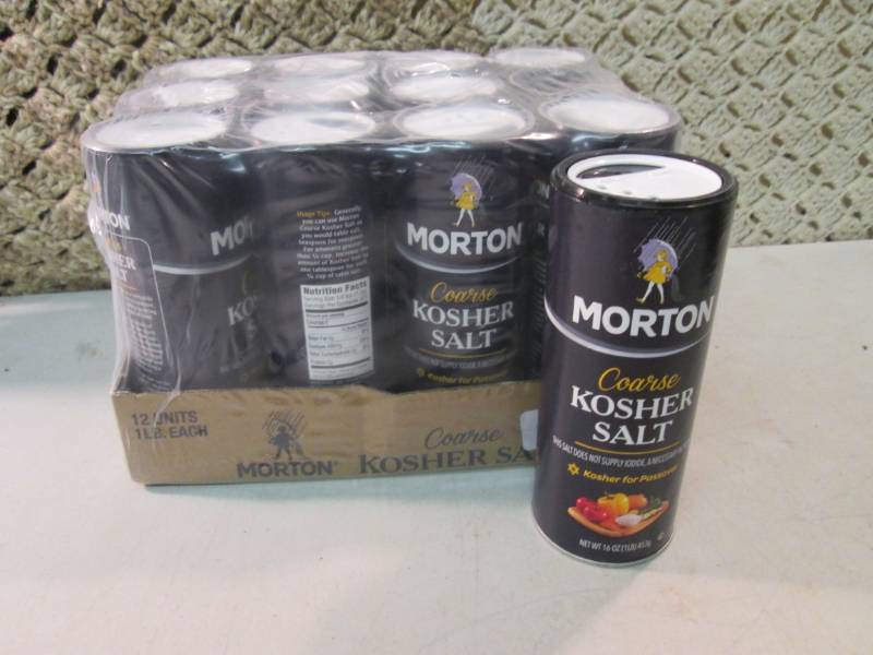 Case of 12 Morton Coarse Kosher Sal...