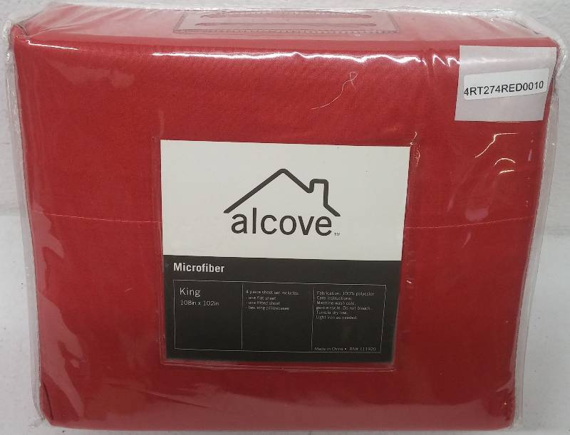 lot 47 image: Microfiber King sz sheet set as-new