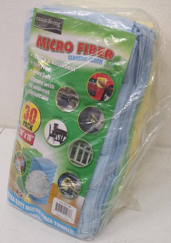 lot 49 image: Microfiber Cleaning Cloths Pack