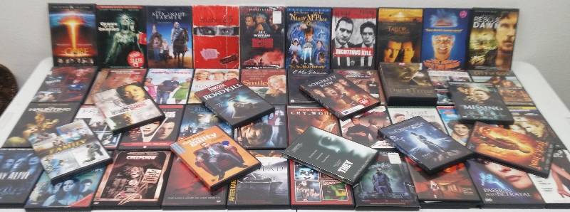 lot 57 image: 50 DVD movies collection