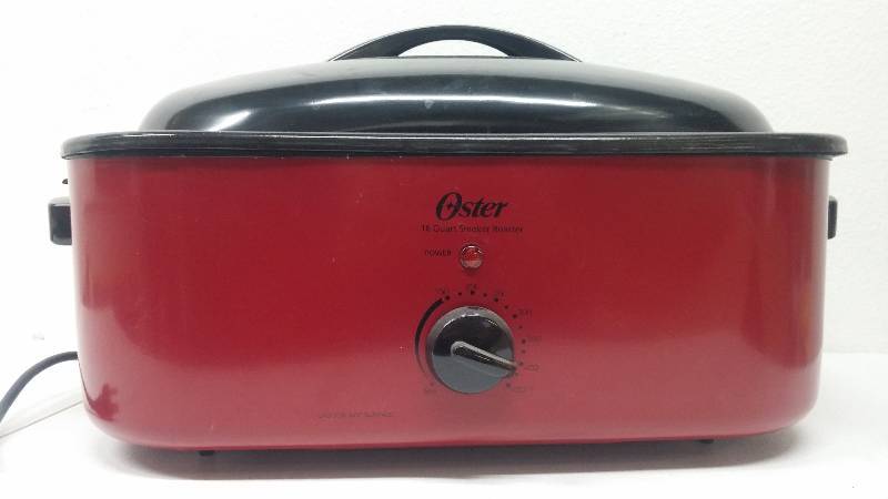 lot 70 image: Oster 16qt Smoker Roaster, tested as-working