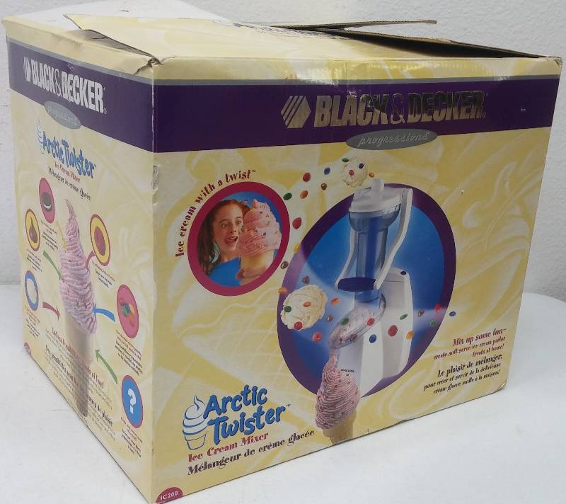 lot 73 image: Black & Decker Arctic Twister Ice Cream Mixer