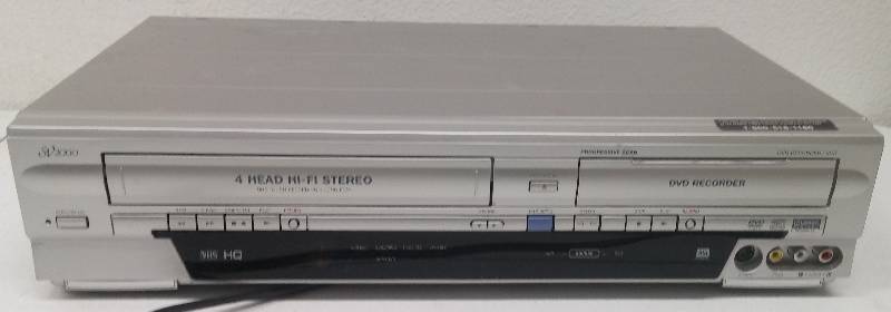 lot 79 image: VHS and DVD Player