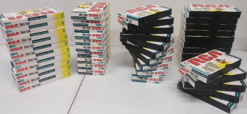 lot 85 image: 45 RCA VHS Tapes