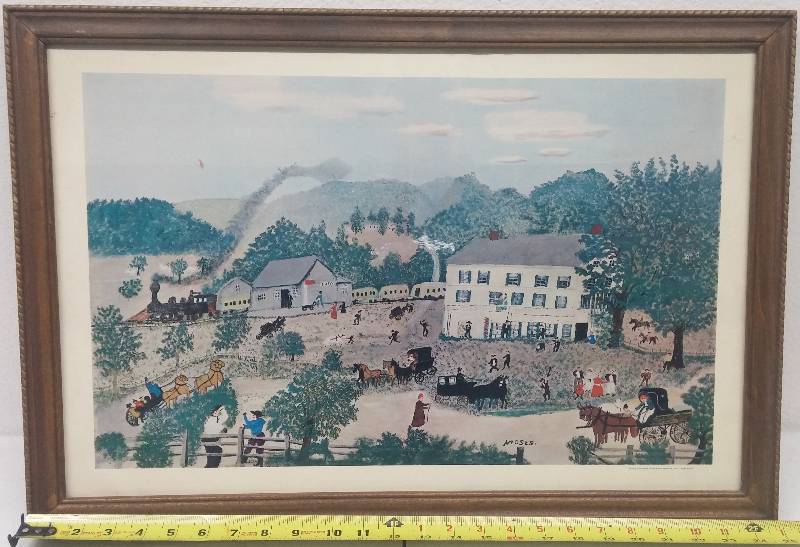 lot 17 image: Grandma Moses