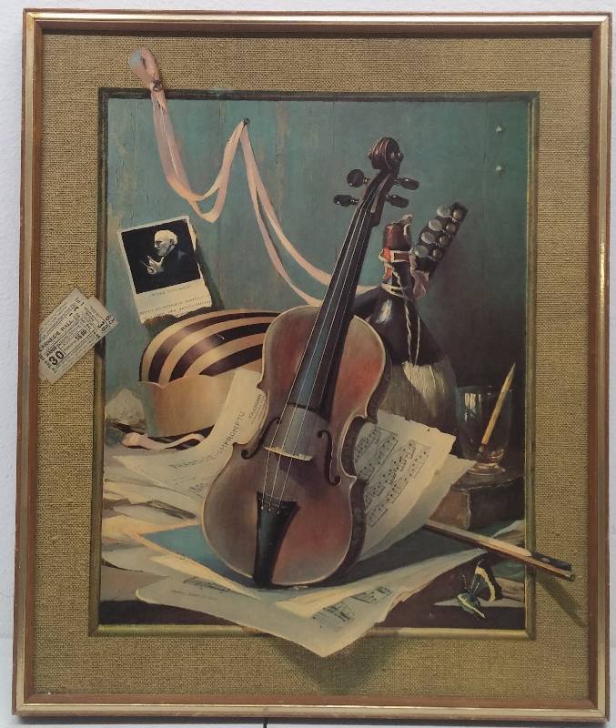 lot 41 image: Musical Print