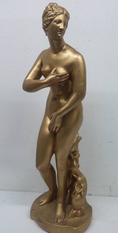 lot 48 image: Heavy Cast Roman Style Statue