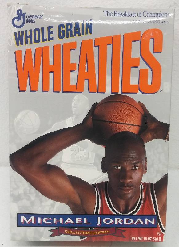 lot 53 image: Michael Jordan Collectors Edition Wheaties Box