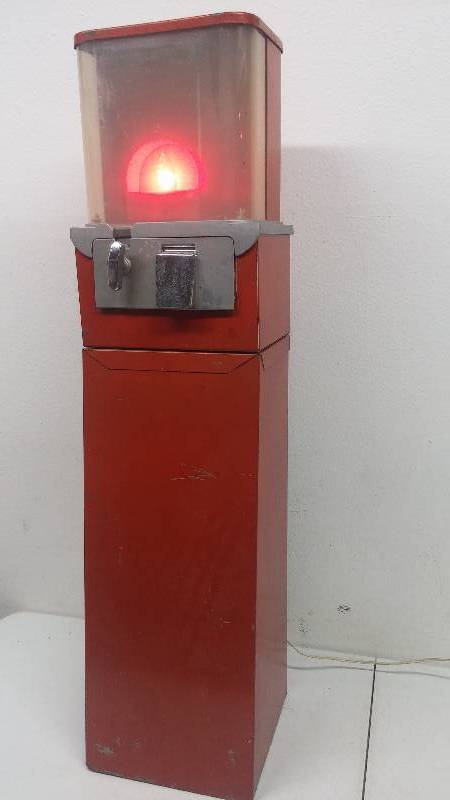 lot 58 image: Antique Gumball Machine with Light