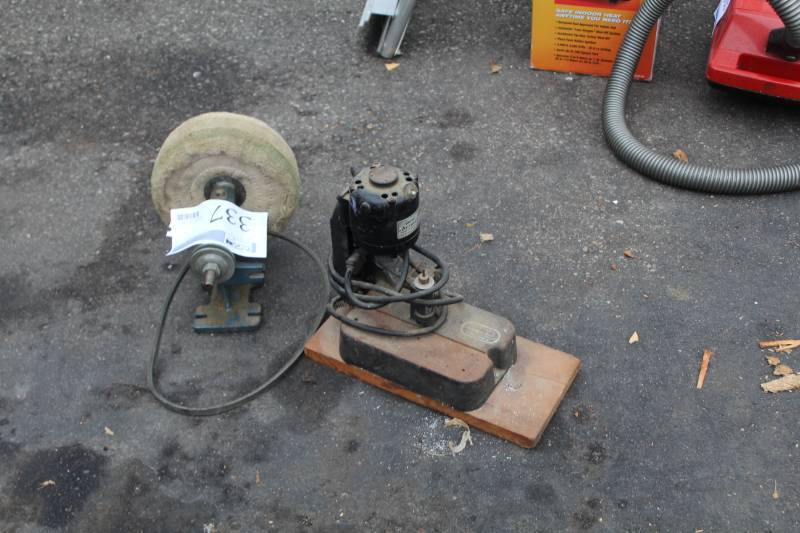 lot 337 image: Newbermes Beveling Machine, Polishing Wheel