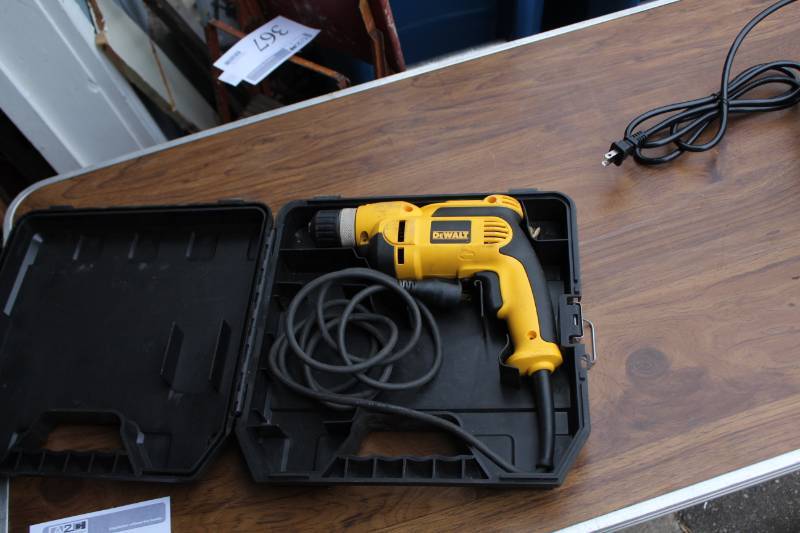 lot 349 image: DeWalt 38in. Drive VSR Drill with Case
