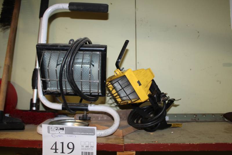 lot 419 image: Shop Work Lights