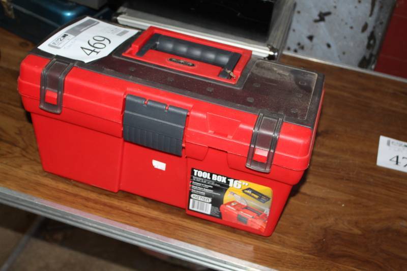 lot 469 image: 16-inch Tool Box with Tool Tray