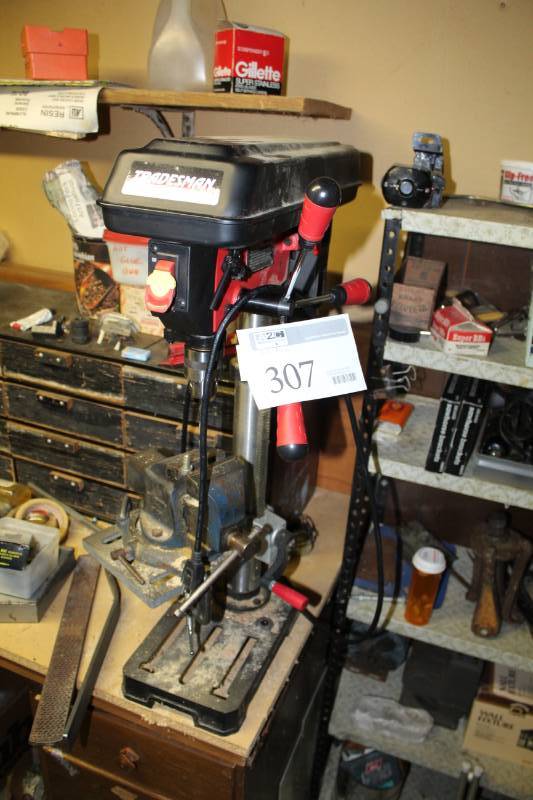 lot 307 image: Power Tool Specialists Tradesman 10-inch Bench Drill Press
