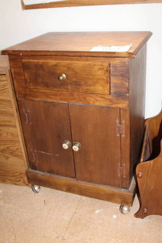 lot 1053 image: Wooden Side Table