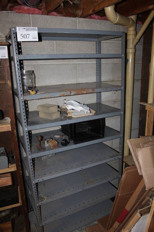 lot 507 image: Metal Shelf Unit