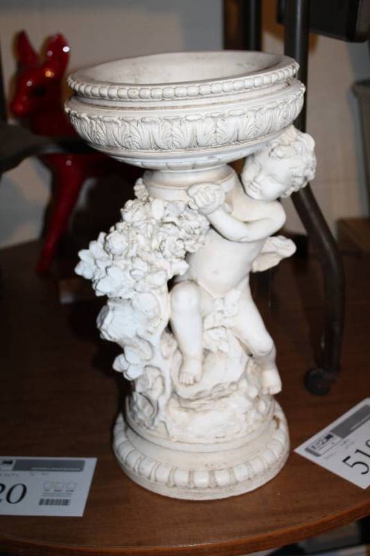 lot 520 image: Cherub Bird Bath