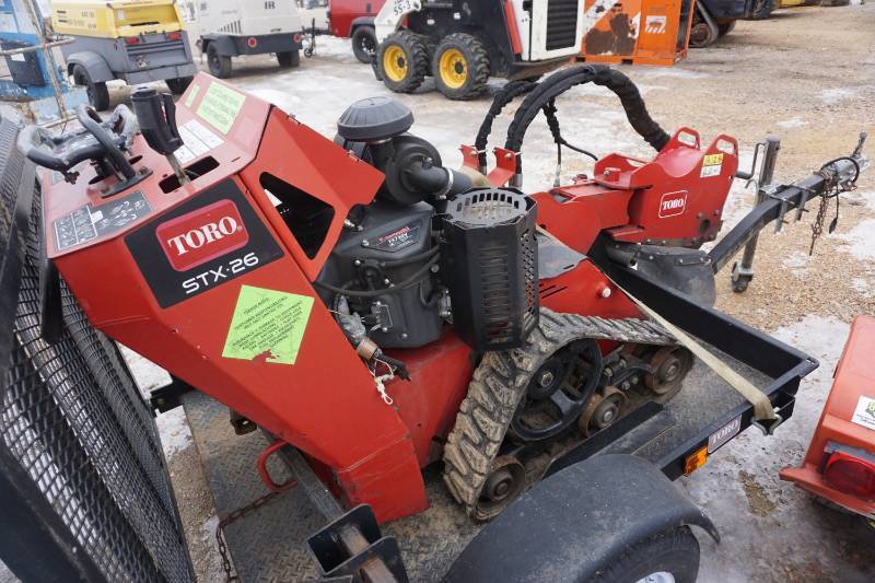 lot 3 image: Toro STX 26 Tracked Stump Grinder RESERVE IS $6,000