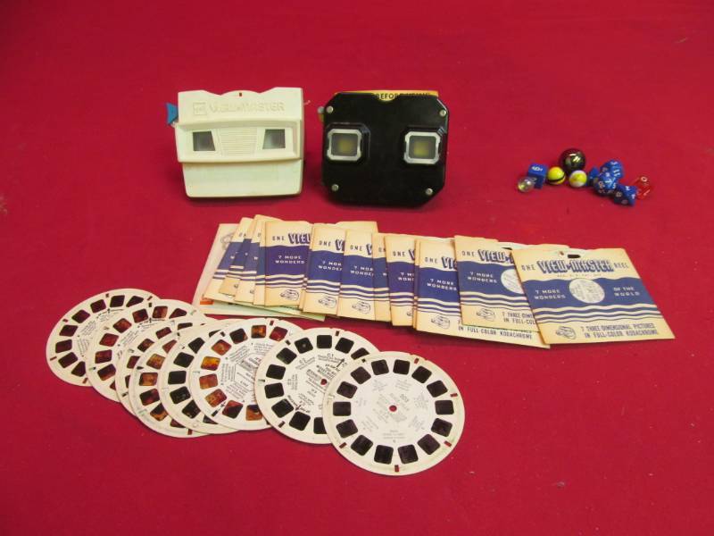 vintage viewmasters,reels