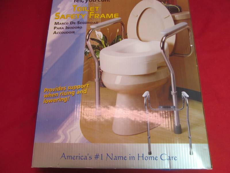 Invacare toilet safety frame