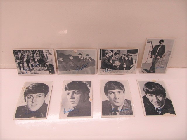 lot 120 image: Vintage Beatles Trading Cards