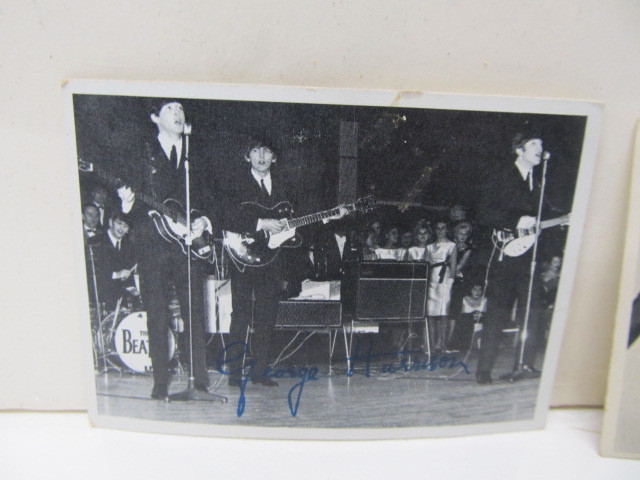lot 122 image: Vintage Beatles Trading Cards