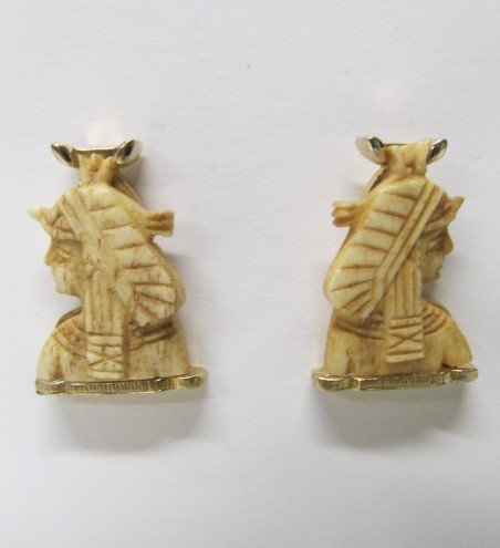 lot 128 image: Egyptian Cufflinks