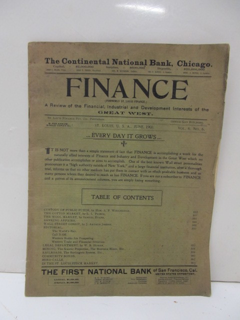 lot 142 image: June 1900 Finance