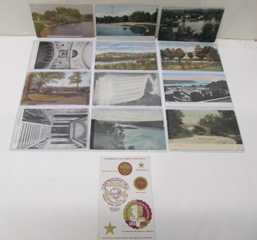 lot 151 image: Vintage MN Postcards