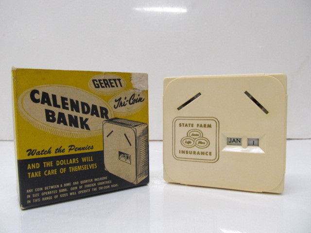 lot 156 image: Calendar Bank & Box