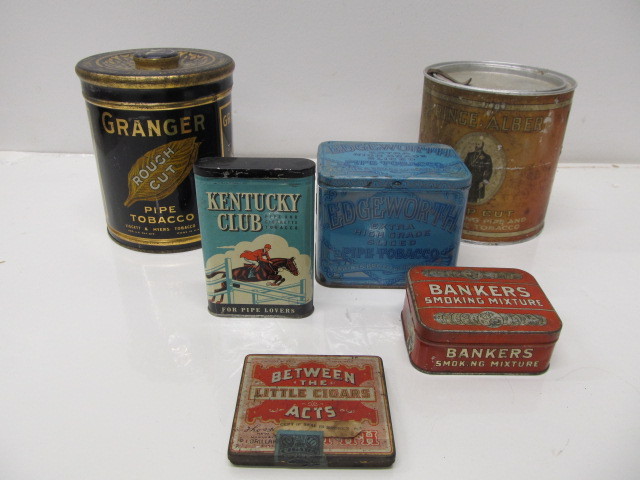 lot 169 image: Vintage Cigarette & Tobacco Tins
