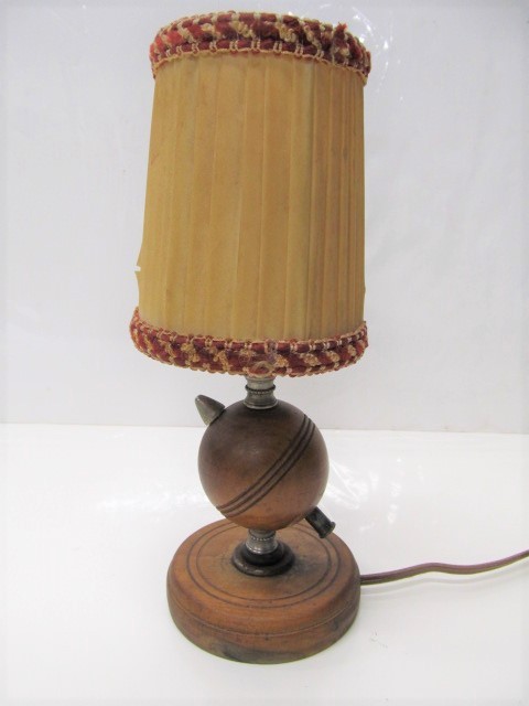 lot 180 image: Small Vintage BulletBall Lamp