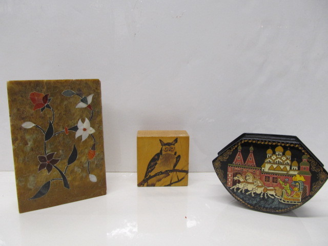 lot 188 image: 3 Decorative Boxes