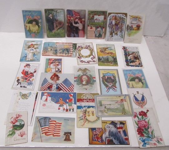 lot 190 image: Victorian Patriotic Postcards