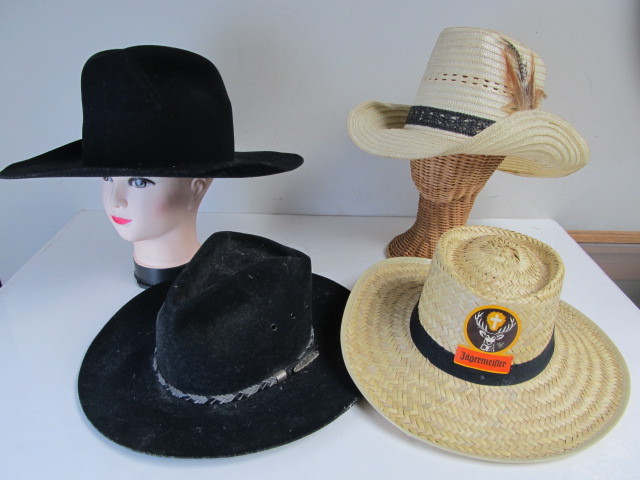 lot 46 image: Group of Mens Cowboy etc Hats